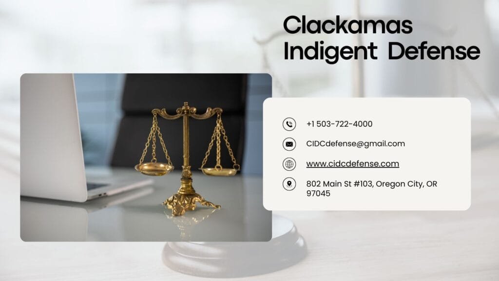 Best Criminal Defense Attorney in Oregon - Clackamas Indigent