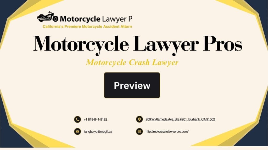 Best Motorcycle Crash Lawyer in California | Legal Help for Riders 1 Best Motorcycle Crash Lawyer in California | Legal Help for Riders