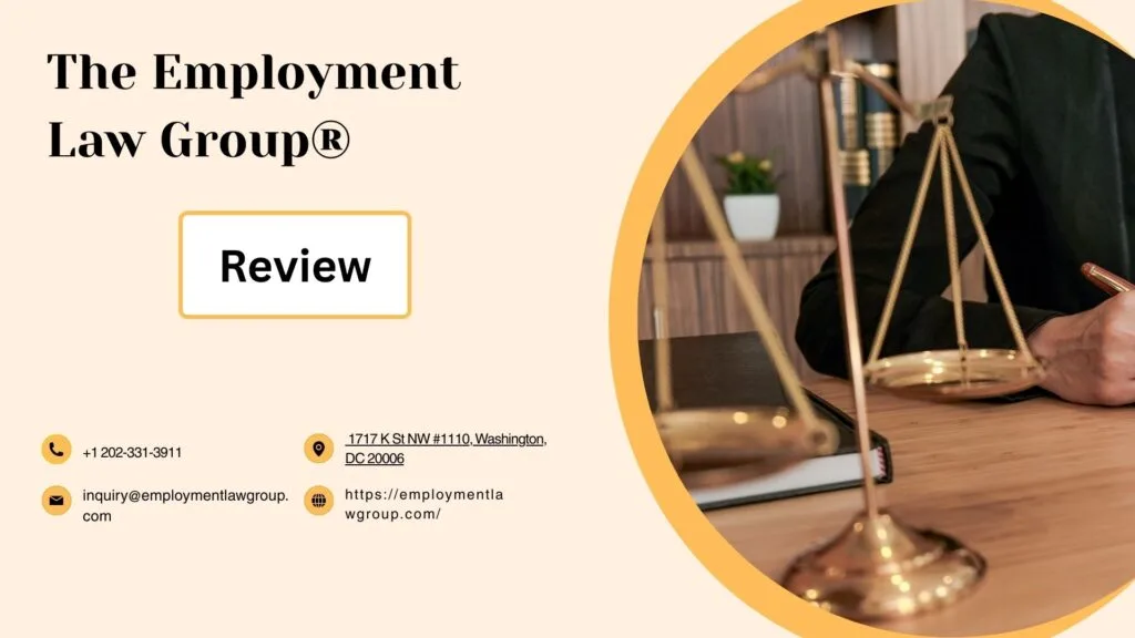 The Employment Law Group – Trusted Employment Attorneys in Washington, DC 1 The Employment Law Group – Trusted Employment Attorneys in Washington, DC